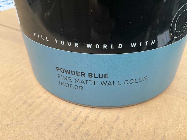 Col.r prfct wall poeder blauw matt 2500 ml interieur verf (63x) - afbeelding 4 van  5