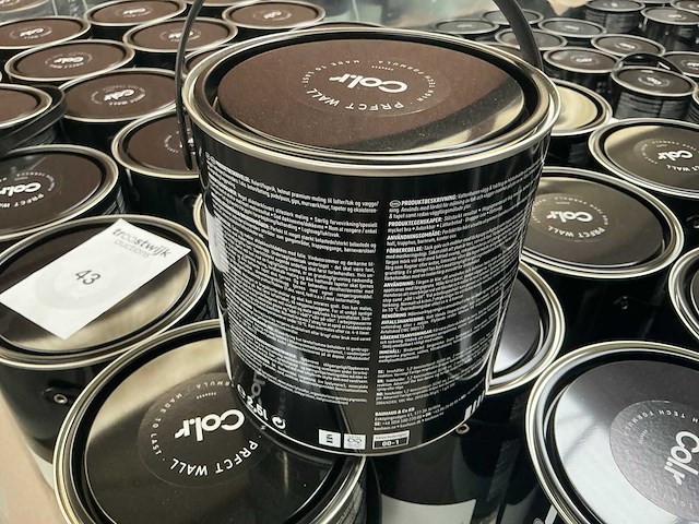 Col.r prfct wall steengrijs matt 2500 ml interieur verf (53x) - afbeelding 2 van  5