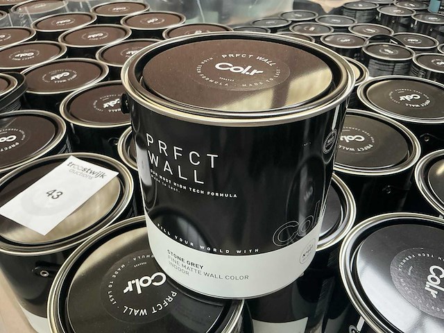 Col.r prfct wall steengrijs matt 2500 ml interieur verf (84x) - afbeelding 1 van  5