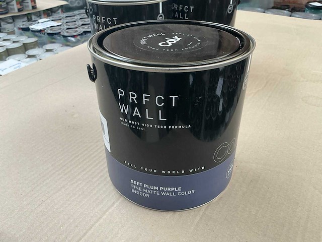 Col.r prfct wall zacht pruimen paars matt 2500 ml interieur verf (143x) - afbeelding 1 van  5