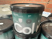 Col.r utomhus exterieur verf grijs matt 10000 ml (22x) - afbeelding 1 van  4