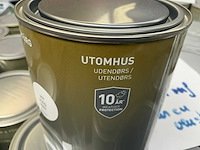 Col.r utomhus exterieur verf zijdeglans wit 1000 ml (216x) - afbeelding 4 van  5
