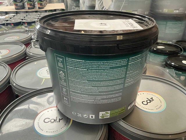 Col.r utomhus exterieurverf grijs matt 3000 ml (72x) - afbeelding 2 van  5