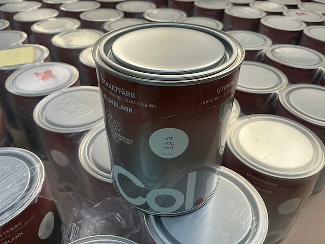 Col.r wit 1000ml buiten verf (216x) - afbeelding 1 van  3