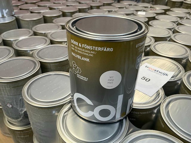 Col.r wit 1000ml buiten verf (216x) - afbeelding 1 van  3