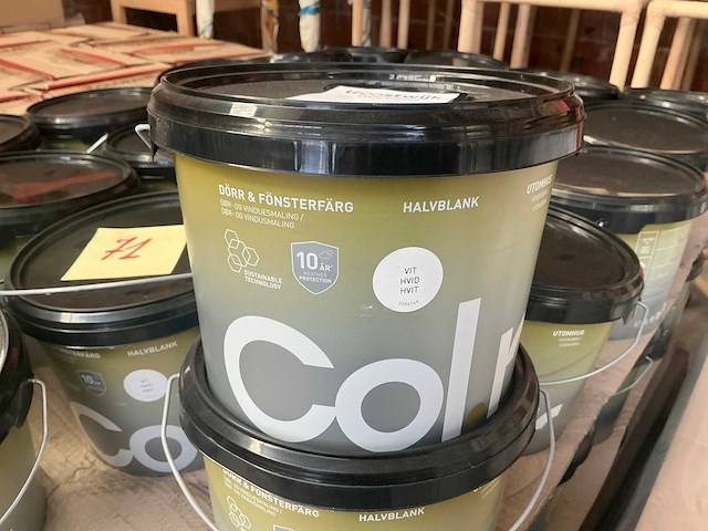 Col.r wit 3000ml buitenverf (71x) - afbeelding 1 van  3