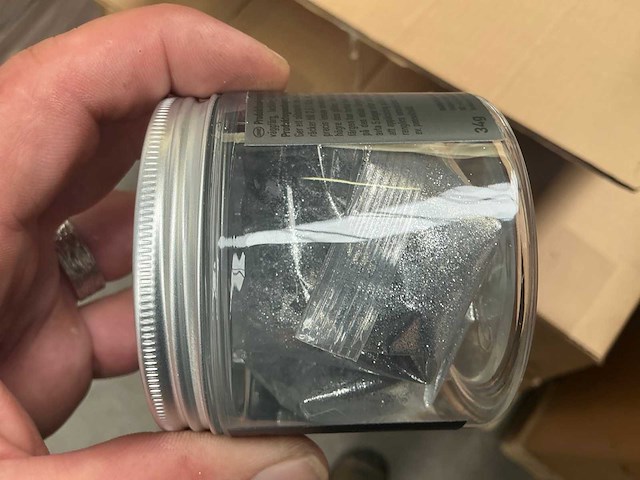 Col.r zilver 34g glitteradditief (1050x) - afbeelding 3 van  4
