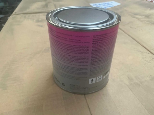 Col.r zilver metalic 500 ml interieur verf (140x) - afbeelding 2 van  5