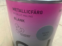 Col.r zilver metalic 500 ml interieur verf (140x) - afbeelding 3 van  5