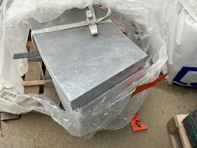 Colson blauwsteen halve cirkel (6x) - afbeelding 3 van  3