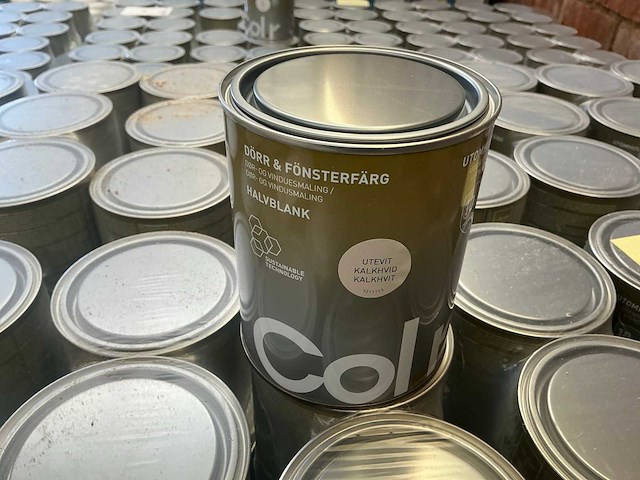 Col.t kalkwit 1000ml buitenverf (216x) - afbeelding 1 van  3