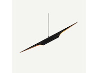 Colta enkele pendellamp 60cm - mattzwart - afbeelding 1 van  8