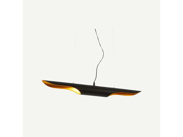Colta enkele pendellamp 60cm - mattzwart - afbeelding 6 van  8