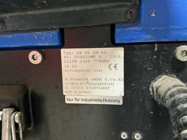 Columbus ra 66 km 60 schrob / zuig machine - afbeelding 4 van  7