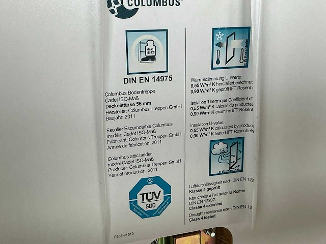 Columbus zoldertrap (2x) - afbeelding 6 van  6