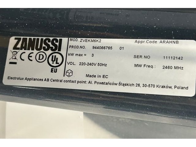 Combi microgolf zanussi - afbeelding 7 van  8