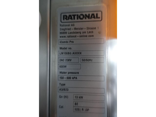 Combi oven rational - afbeelding 6 van  7