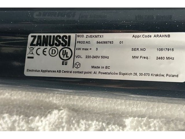 Combi oven zanussi - afbeelding 7 van  8