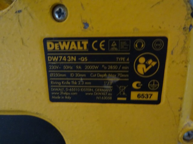 Combi-verstekzaag dewalt - afbeelding 4 van  4