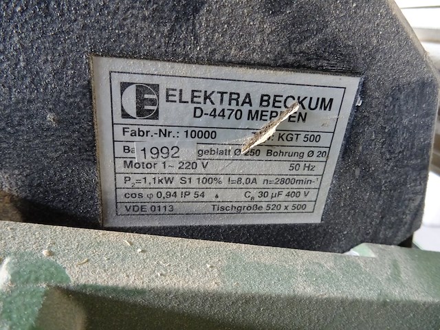 Combi-verstekzaag elektra beckum - afbeelding 4 van  5