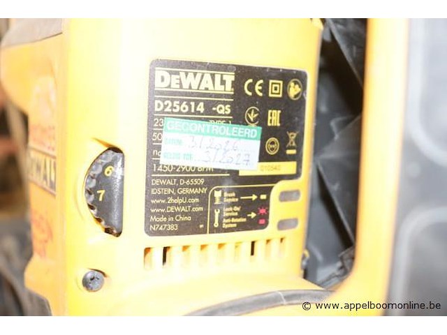 Combihamer dewalt d25614-qs - afbeelding 2 van  3