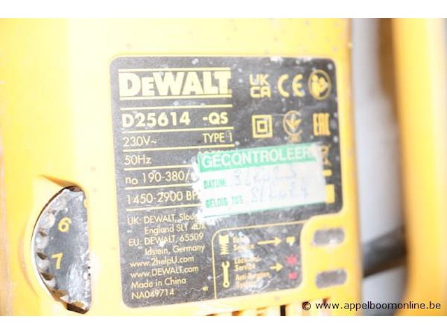 Combihamer dewalt d25614-qs - afbeelding 3 van  3