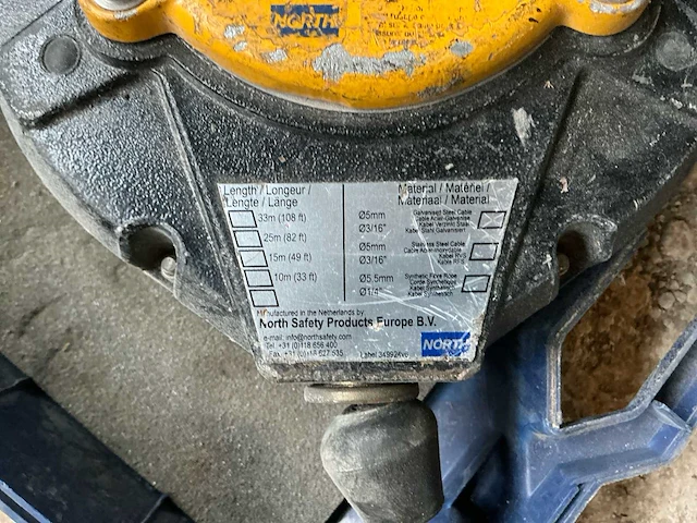 Combinatielot valbeveiliging met veiligheidsharnassen en valstopapparaten - afbeelding 2 van  5