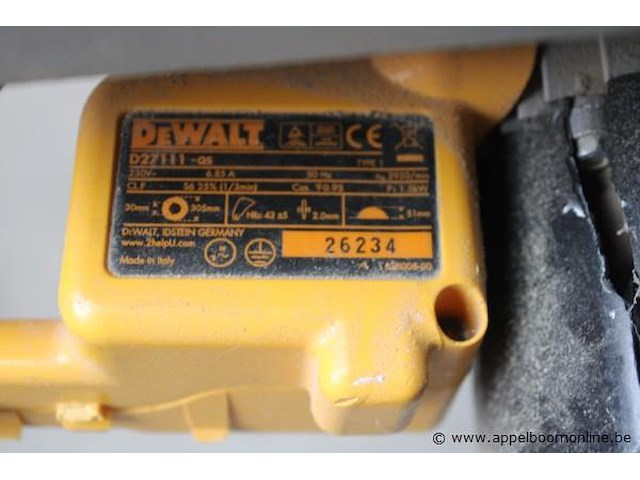 Combinatiezaag dewalt d27111-sq, werking niet gekend - afbeelding 4 van  4