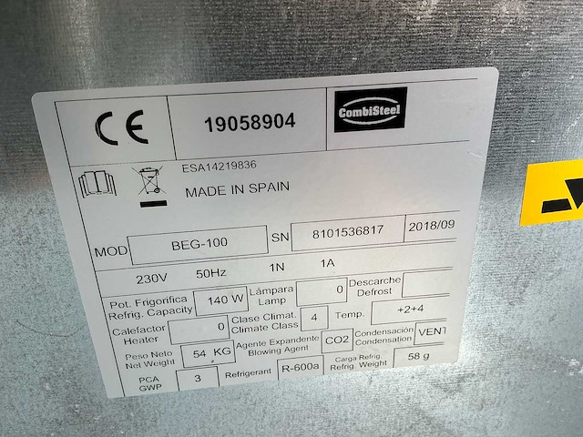 Combisteel beg-100 barkoeling - afbeelding 4 van  8