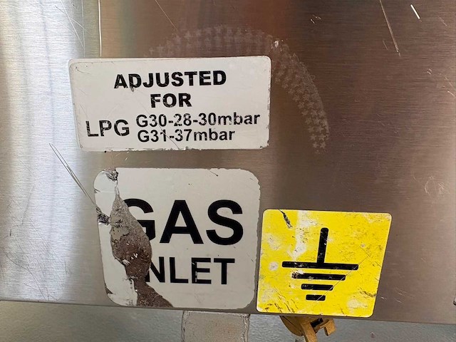 Combisteel dubbele gasfriteuse friteuse op gas - afbeelding 2 van  11