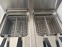 Combisteel dubbele gasfriteuse friteuse op gas - afbeelding 8 van  11