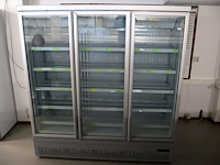 Combisteel vitrinediepvries 3deurs