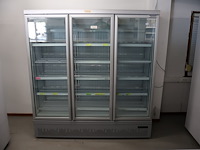Combisteel vitrinediepvries 3deurs