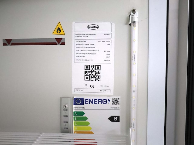 Combisteel vitrinefrigo 3deurs - afbeelding 3 van  3