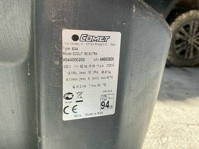 Comet scout 150 hogedrukreiniger - afbeelding 4 van  4