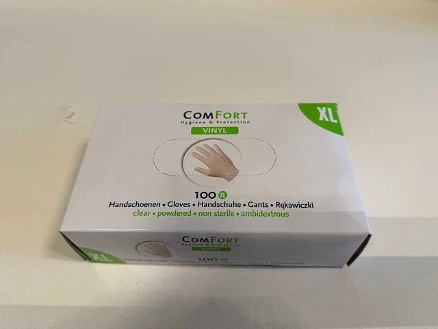 Comfort - vinyl - wegwerphandschoenen - werkhandschoen (60000x) - afbeelding 1 van  8
