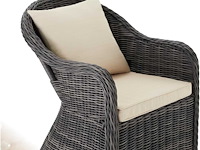 Comfortabele fauteuil met armleuningen voor de tuin - afbeelding 1 van  8