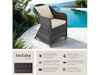 Comfortabele fauteuil met armleuningen voor de tuin - afbeelding 4 van  8