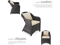 Comfortabele fauteuil met armleuningen voor de tuin - afbeelding 5 van  8