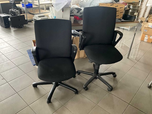 Comforto bureaustoelen (2x) - afbeelding 1 van  7