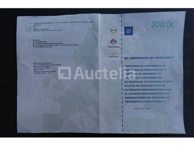 Commerciële bestelwagen opel combo 1,7 cdti (2011-198,607 km-vin:w0lvxcf25b4321506) - afbeelding 3 van  40