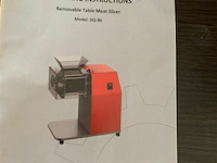 Commerciële vleessnijmachine - afbeelding 4 van  5