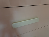 Commode – crème met grijze zijkanten | 3 lades - afbeelding 6 van  7