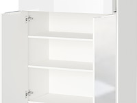 Commode dudek 83cm met 2 deuren & 1 lade - wit - afbeelding 3 van  5