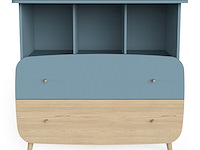 Commode firmiana | 96 x 55,7 x 82,8 cm | blauw - afbeelding 1 van  8