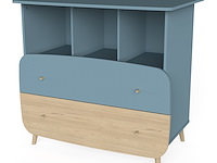 Commode firmiana | 96 x 55,7 x 82,8 cm | blauw - afbeelding 2 van  8
