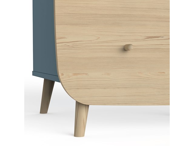 Commode firmiana | 96 x 55,7 x 82,8 cm | blauw - afbeelding 4 van  8