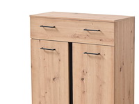 Commode hoggas 2 deuren & 1 lade - eik - afbeelding 4 van  7