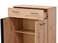 Commode hoggas 2 deuren & 1 lade - eik - afbeelding 5 van  7