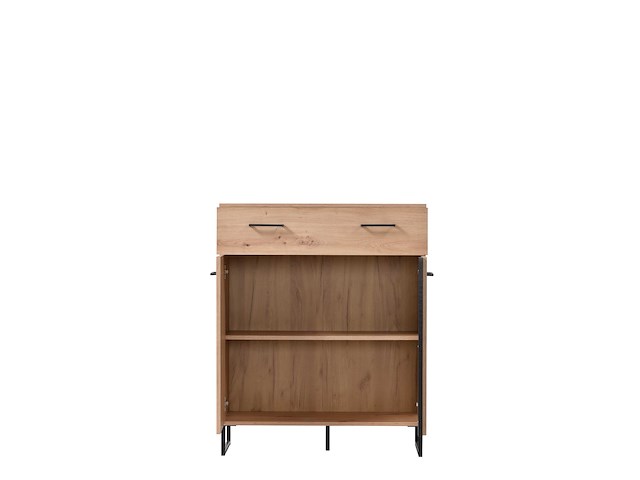 Commode hoggas 2 deuren & 1 lade - eik - afbeelding 6 van  7